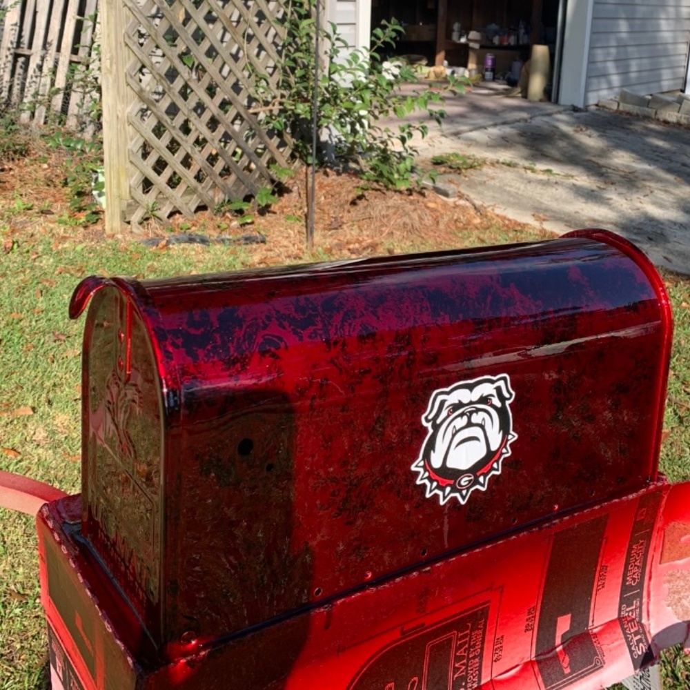 Custom Painted Team Mailbox